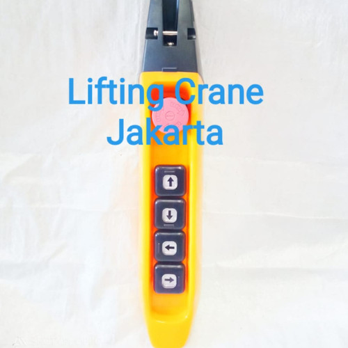 Remote Control hoist Push Button Single Speed 4Tombol + E.Stop