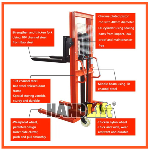 Hand Lift - Hand Stacker 3 Ton Heavy Duty