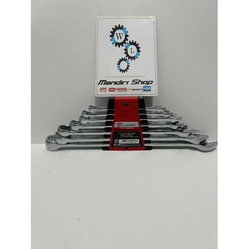 KUNCI SET RINGPASS KTC 8 - 21 ( 7 PC ) DAN BND71 TONE ( KTC X TONE ) JAPAN