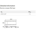Mechanic Creeper / Service Creeper / Alas Mekanik AYSC-20F KTC