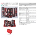 KTC 1/2sq. Tool Set (Double-Opening Plastic Case type) SK4520P 52-pc Set Japan