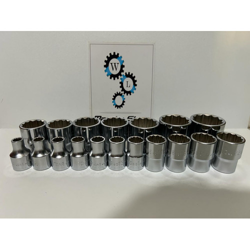 Kunci Socket Set Tone Drive 1/2 12 PT 08-32 ( 18 pc ) Made In Japan