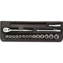 KUNCI SHOCK SET KTC SQ 1/4 ISI 14 PCS TB214
