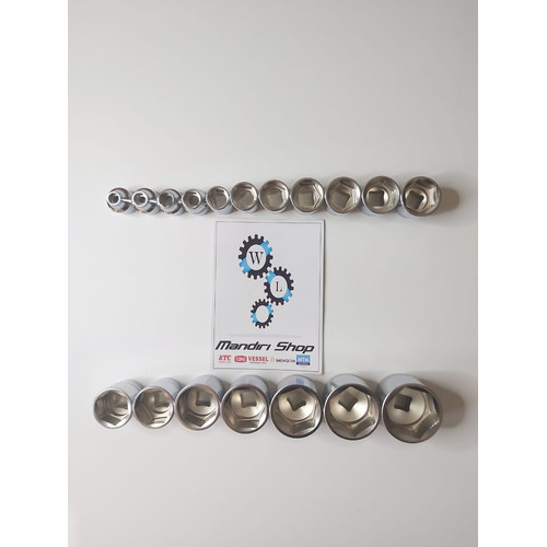 PAKET KUNCI SHOCK KTC SQUARE 1/2 8-36 18PC JAPAN