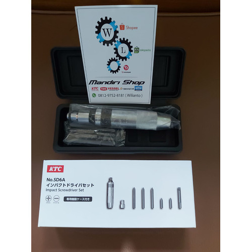 Obeng KETOK SET KTC SD-6A ASLI JAPAN !!!