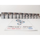 PAKET KUNCI SHOCK & RATCHET KTC SQUARE 1/2 8-36 18 PC ORIGINAL JAPAN