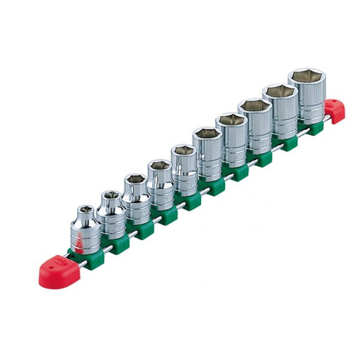 PAKET KUNCI SHOCK SET KTC 10 PC KEMBANG 6 SQUARE 1/2 08-24