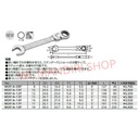 KUNCI RINGPASS RATCHET SEMI SHORT KTC MSR1A-19F