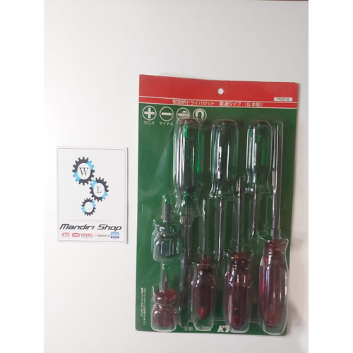 Obeng Set Gagang Plastic KTC PMD18