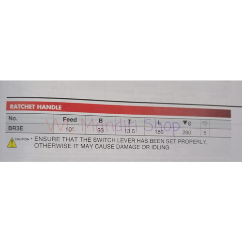 Kunci Rachet Shock Sq 3/8 KTC BR3E