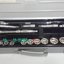 Kunci Socket set Sq 1/2 isi 19pcs 8-27 KTC TB 413X