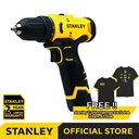 Stanley Cordless Drill Driver / Bor Impact Baterai 2.0Ah 12Volt SCD10D2K