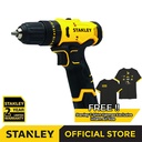 Stanley Cordless Impact Drill / Bor Impact Baterai 2.0Ah 12Volt SCH10D2K
