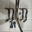 KNALPOT R9 Ninja Kawasaki M2 Full Titanium untuk ZX25R