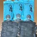 MASKER KF94 ISI 10 PC HITAM/PUTIH MODEL KOREA 4PLY