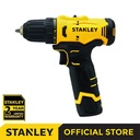 Stanley Cordless Drill Driver / Bor Impact Baterai 2.0Ah 12Volt SCD10D2K