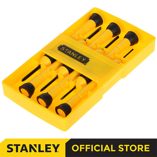 Stanley Precision Screwdriver Set / Obeng Set 6pcs STHT66052-8