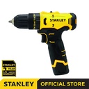 Stanley Cordless Impact Drill / Bor Impact Baterai 2.0Ah 12Volt SCH10D2K