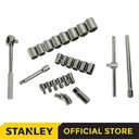 Stanley Socket Metric Set w/ Plastic Case SQ 3/8" 6pts 24pcs 89-035-1