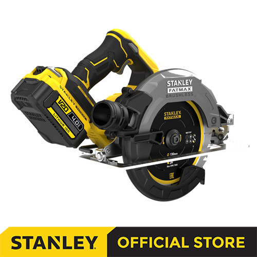 Stanley Brushless Circular Saw / Gergaji Sirkel Baterai 20V SBC550M2K