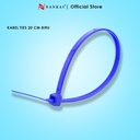 Kabel Ties Biru ukuran 20 cm - isi 100 pcs Nankai