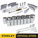 Stanley Socket Metric Set w/ Metal Case SQ 1/2" 12pts 43pcs STMT45505