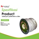 RANTAI PVC 8 MM X 30 METER WARNA PUTIH NANKAI
