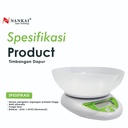 Timbangan Dapur Digital 5 Kg Nankai