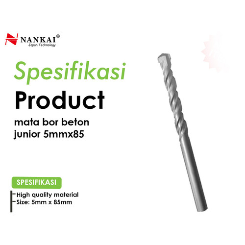 Mata Bor Beton Junior 5 mm X 85