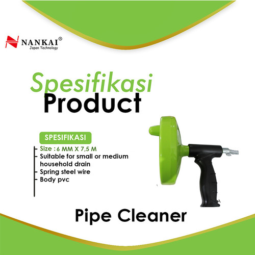 Pipe Cleaner Manual 7,5m X 6mm Nankai