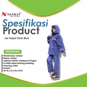 Jas Hujan Baju Celana Navy / Dark Blue L Nankai