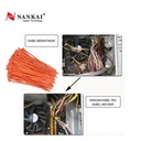 Kabel Ties Orange ukuran 25 cm - isi 100 pcs Nankai