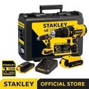 Stanley Cordless Impact Drill / Bor Impact Baterai 18V SCH20C2K