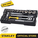 Stanley Kunci Soket Metric Set 8-32mm Sq1/2" 6Pts STMT74173-8