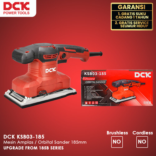 DCK KSB03-185 Mesin Amplas / Orbital Sander 185mm