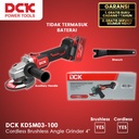 DCK KDSM03-100EM Cordless Brushless Angle Grinder 4"