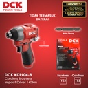 DCK KDPL04-8EK Cordless Brushless Impact Driver 140Nm