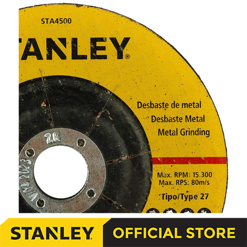 Stanley Metal Grinding Wheel / Batu Gerinda untuk Metal 100mm STA4500