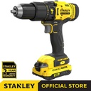 Stanley Cordless Impact Drill /Bor Impact Baterai 20V 1.5Ah SCD711C2K