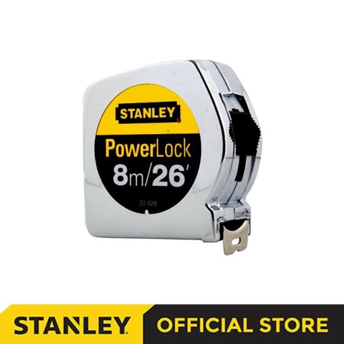 Stanley Power Lock Measuring Tape / Meteran Manual 8M STHT33428-8
