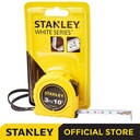 Stanley White Series Measuring Tape / Meteran Manual 3M STHT33491-8