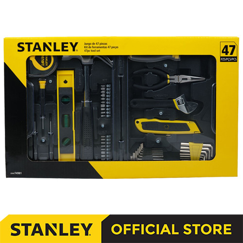 Stanley Hand Tool Set / Alat Perkakas Tangan Set 47pcs STHT74981