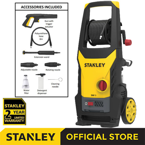 Stanley High Pressure Cleaner/ Mesin Steam Kendaraan 1900W 130Bar SW19