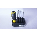 Stanley Screwdriver Set Cushion Grip 9Way STHT62511-8