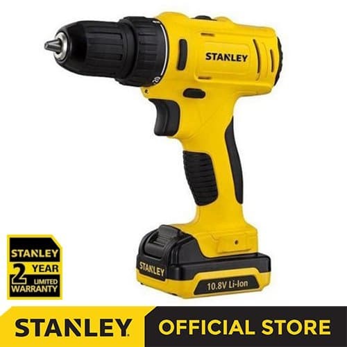 Stanley Cordless Drill Driver / Bor Obeng Baterai 10.8V SCD121S1