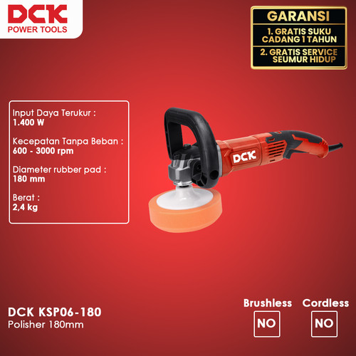 DCK KSP06-180 Polisher / Mesin Poles 180mm