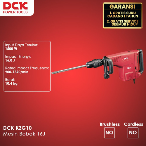 DCK KZG10 Demolition Hammer / Mesin Bobok 16J