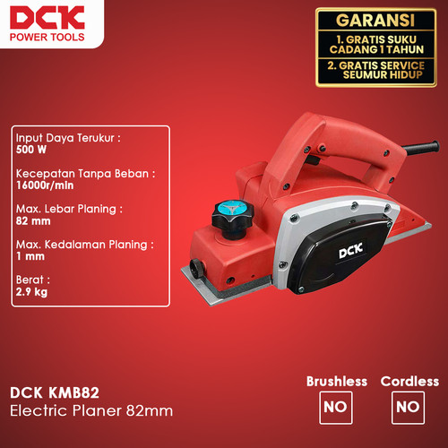 DCK KMB82 Electric Planer 82mm / Mesin Serut Kayu 82mm