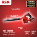 DCK KDQF32BM Cordless Brushless Blower 3.2m3/min