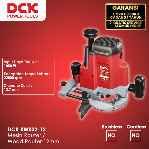 DCK KMR02-12 Mesin Router / Wood Router 12mm